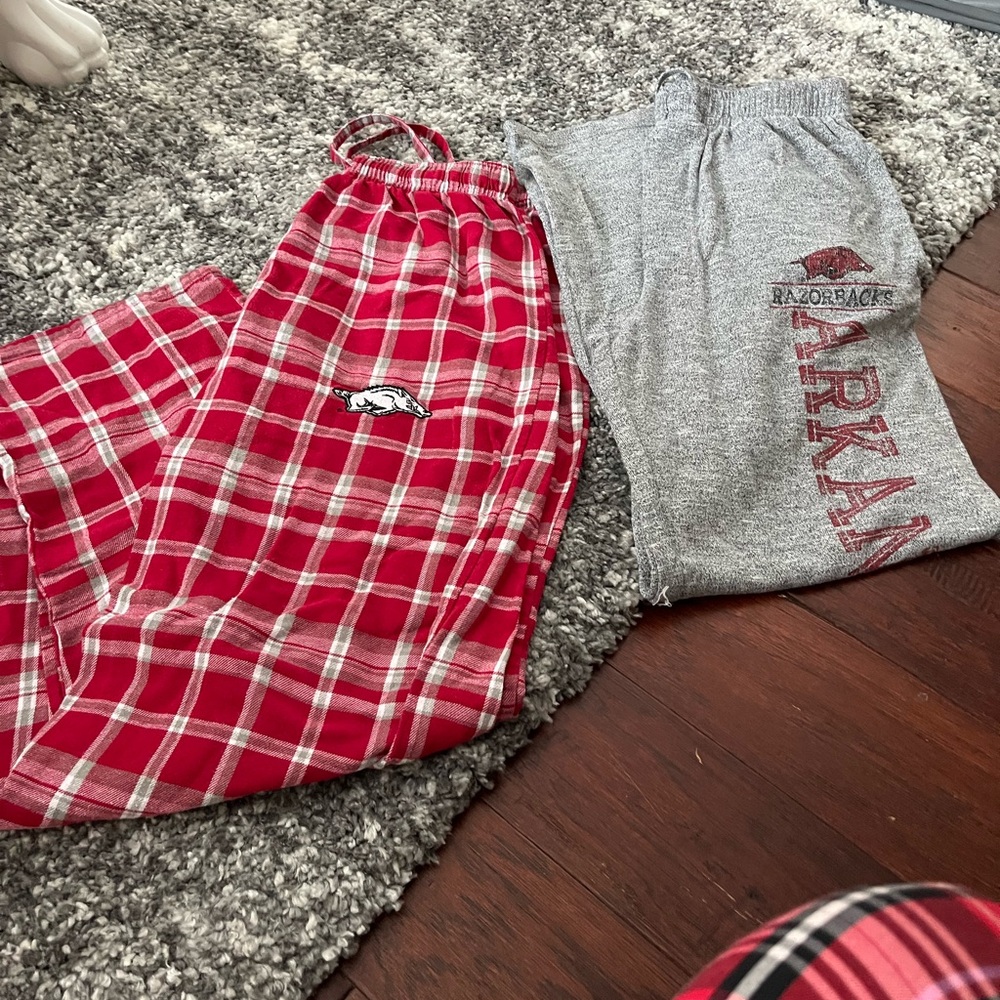 Lee Kids Pajamas Set - Red Plaid and Gray